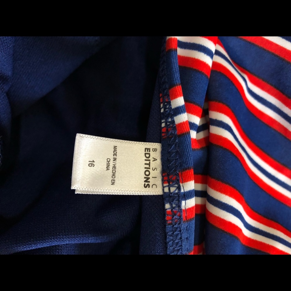 Basic Editions one piece swimsuit Sz16 - Picture 6 of 6